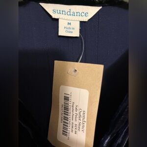 Blue velvet dress
